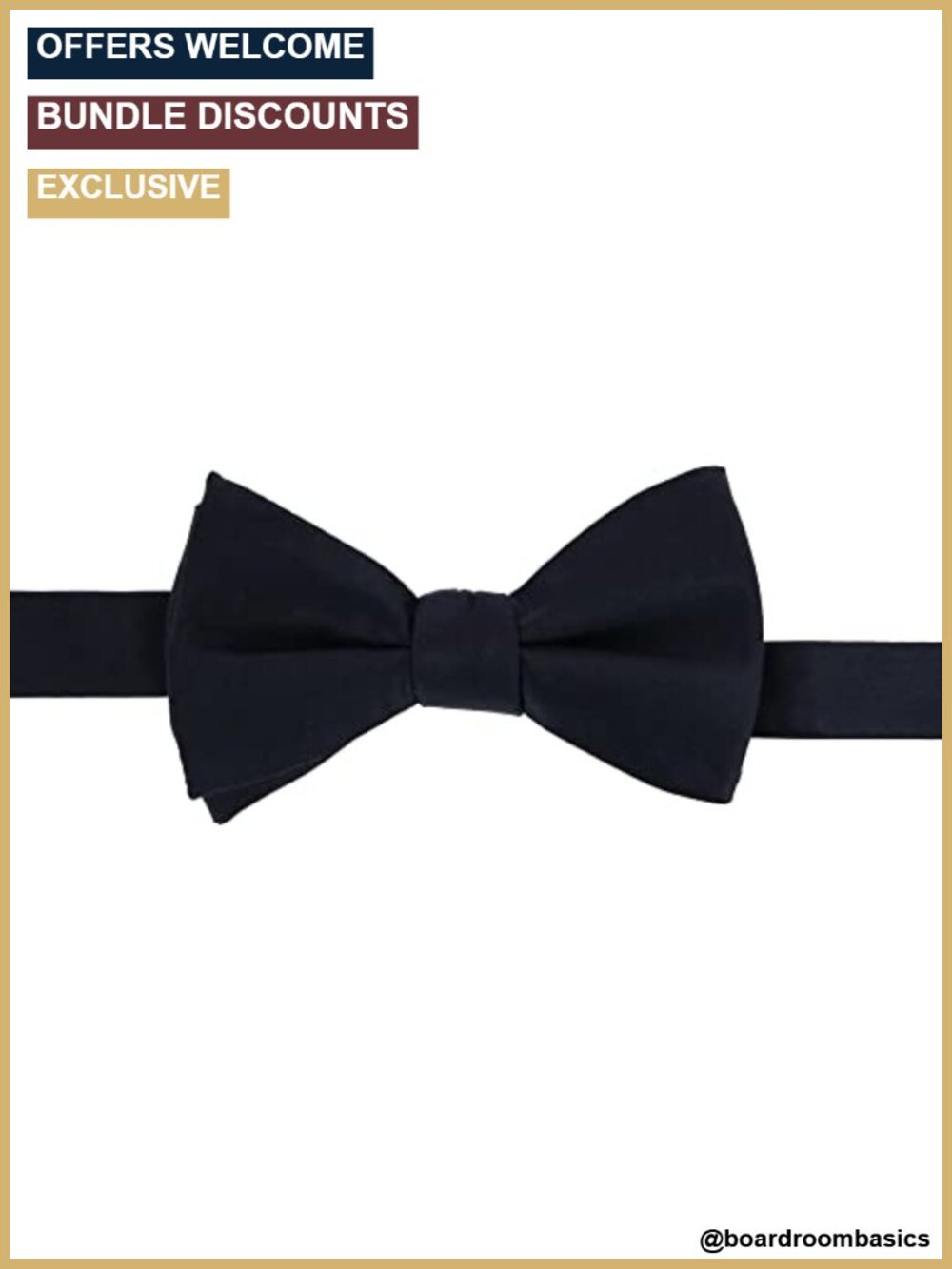 Men's Solid Silk Self-Tie Bow Tie Classic Tuxedo Wedding Prom Formal